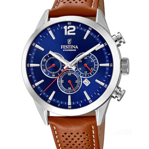 Reloj F20542/3 Festina Azul Oscuro Hombre Timeless Chronograph